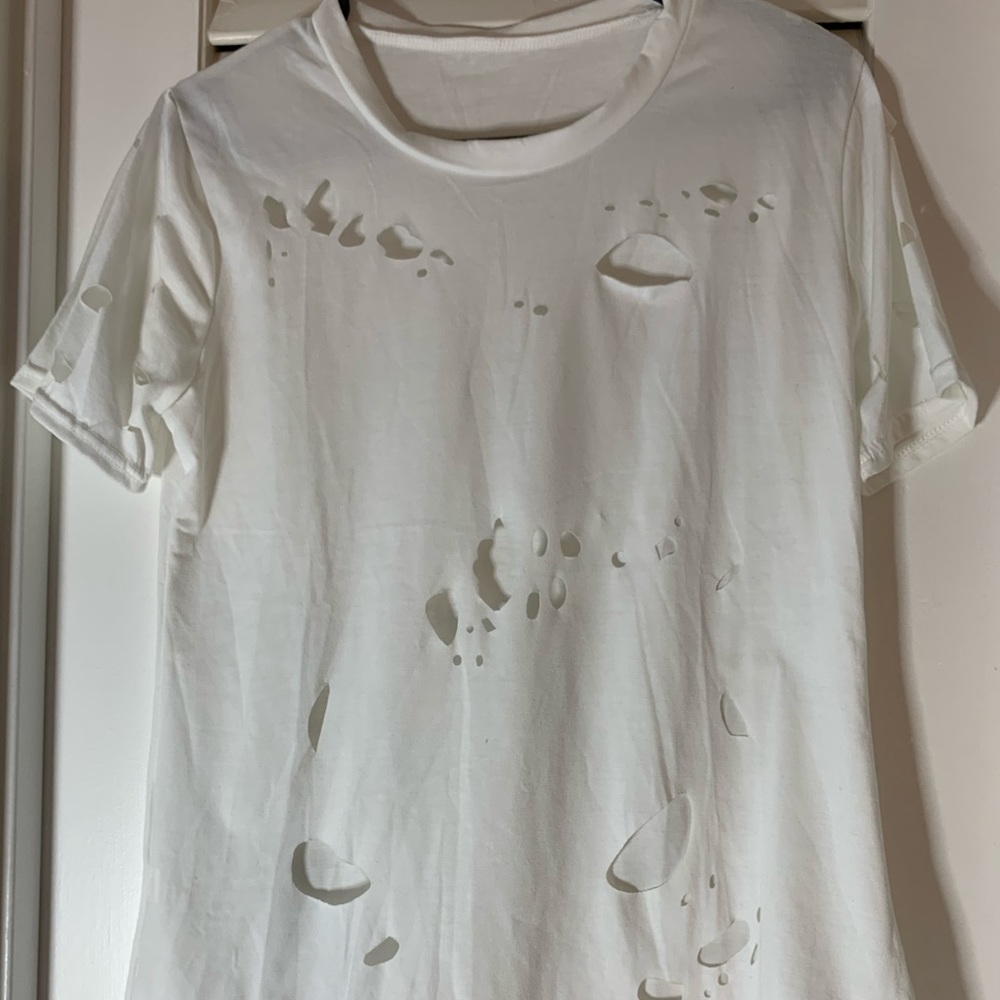 white shirt